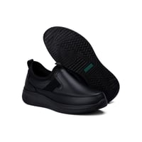 حذاء كاجوال جلد طبي من فيكتور كلارك - فخامة الاسود