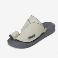 حذاء شرقي طبي ميموري فوم - جلد طبيعي فاتح