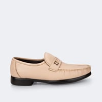 حذاء رسمي اسباني (ماركو) جلد بيج طبيعي