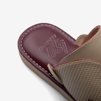 حذاء شرقي طبي ميموري فوم - جلد بيج