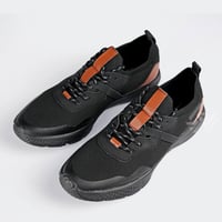 حذاء كاجوال طبي من فيكتور كلارك - قماش أسود