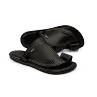 حذاء شرقي ايطالي جلد طبيعي اسود