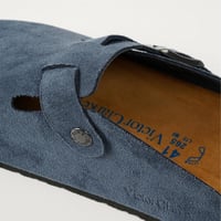 نعال رجالي اسباني جلد طبيعي كحلي