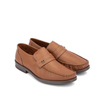 حذاء رسمي جلد لون جملي بتصميم إيطالي