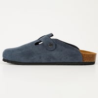 نعال رجالي اسباني جلد طبيعي كحلي