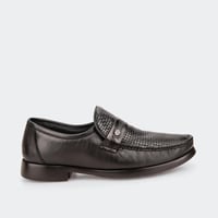 حذاء رسمي اسباني اسود بنقشة من براند (ماركو)