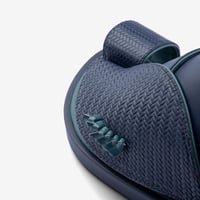 حذاء شرقي سعودي جلد كحلي جذاب