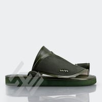 نعال سعودي وطني زيتي وأسود