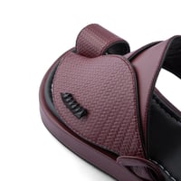 حذاء شرقي سعودي من الجلد الخمري الفاخر