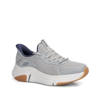 Skechers سليب ان مميز باللون الرمادي