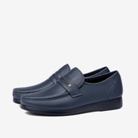 حذاء ماركو رسمي طبي- جلد طبيعي ايطالي كحلي