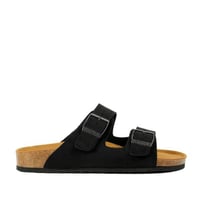 نعال رجالي اسباني جلد اسود