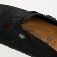 نعال رجالي اسباني جلد طبيعي اسود