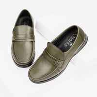 جزمه رسمية جلد زيتي صناعة اسبانيه من براند (ماركو)