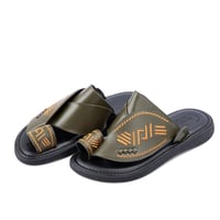 مداس شرقي إيطالي زيتي مطرز