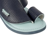 حذاء شرقي وطني ميموري فوم - جلد كحلي