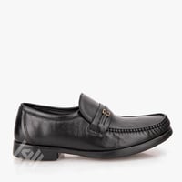 حذاء رسمي ايطالي جلد اسود من ماركو