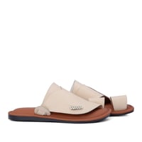 نعال شرقي طبي جلد طبيعي سكري مطرز