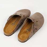 نعال رجالي اسباني جلد طبيعي بيج غامق