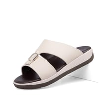 نعال شرقي طبي جلد سكري وأرضية بنية طبية