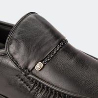 حذاء رسمي اسباني جلد اسود من براند (ماركو)