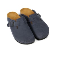 نعال رجالي اسباني جلد طبيعي كحلي