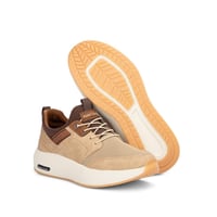 حذاء كاجوال قماش بيج مذهل بنعل طبي