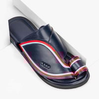 نعال سعودي وطني من الجلد الكحلي الراقي