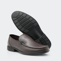 حذاء رسمي جلد بني غامق ماركة فيكتور كلارك