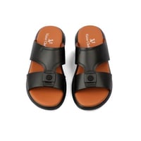 نعال شرقي خليجي جلد اسود ماركة فيكتور كلارك