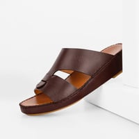 صندل طبي ايطالي جلد بني من ماركو