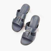 مداس فيكتور كلارك طبي من الجلد الكحلي الطبيعي