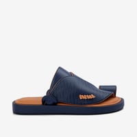 حذاء شرقي سعودي بأفضل خامات الجلد الكحلي والبرتقال...