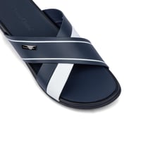 نعال فيكتور كلارك جلد كحلي جذاب