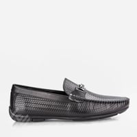 حذاء رسمي كلاسيكي طبي اسود منقوش من فيكتور كلارك