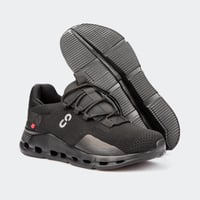 حذاء on رياضي مريح للجري والنادي أسود بالكامل