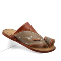 نعال شرقي جلد مطرز