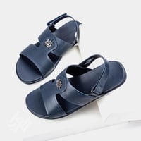 نعال طبي فيكتور كلارك جلد طبيعي كحلي