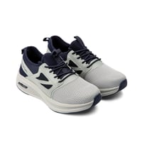 حذاء رياضي مريح للجري والنادي بلون كحلي ورمادي