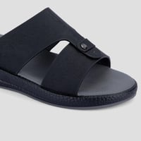 نعال طبي خليجي من الجلد الاسود والرمادي فيكتور كلا...