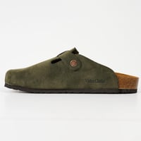 نعال رجالي اسباني جلد طبيعي زيتي