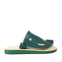 حذاء شرقي وطني ميموري فوم - جلد زيتي