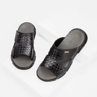 نعال سعودي جلد أسود طبيعي من فيكتور كلارك