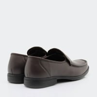 حذاء رسمي جلد بني غامق ماركة فيكتور كلارك