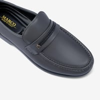 حذاء ماركو رسمي إيطالي رجالي -رمادي كلاسيكي