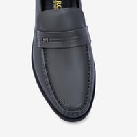 حذاء ماركو رسمي إيطالي رجالي- رمادي فاتح