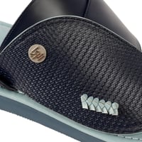 حذاء شرقي وطني ميموري فوم - جلد كحلي