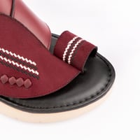 نعال شرقي إيطالي خمري طبي