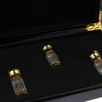 حقيبة أدهان فارغة (6 ربع) بعلبة خشبية فاخرة