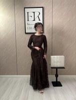 فستان مهره بني